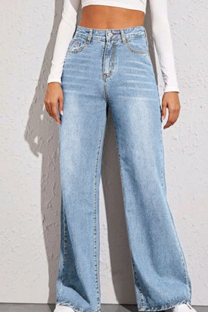 High Waist Wide Leg Jeans