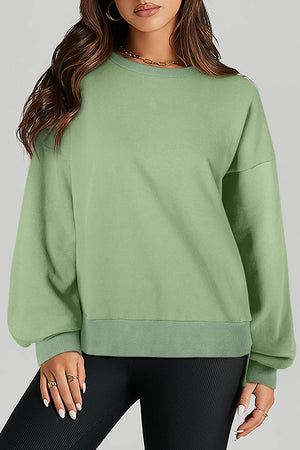 Round Neck Long Sleeve Sweatshirt