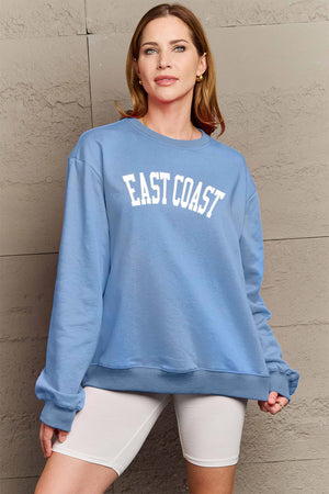 Simply Love Full Size EAST COAST Graphic Sweatshirt