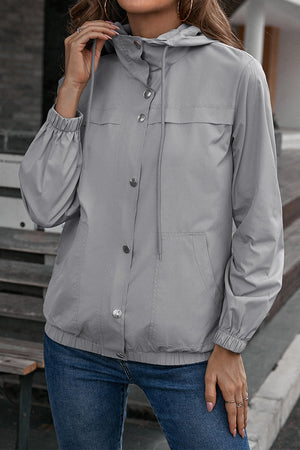 Ivy Lane Button-Down Long Sleeve Sports Jacket