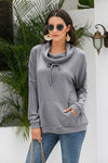 Ivy Lane Cowl Neck Drop Shoulder Sweatshirt